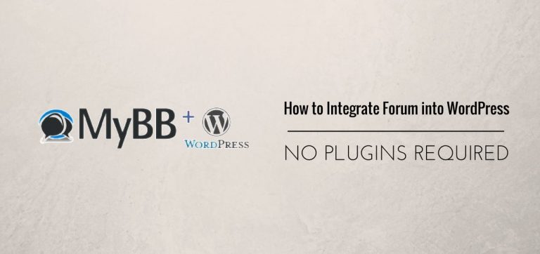 How to Integrate Forum into WordPress,No Plugin Required