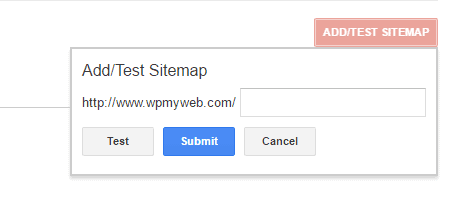 Add Sitemap URL