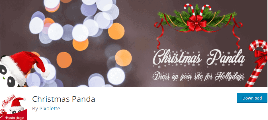 Christmas Panda