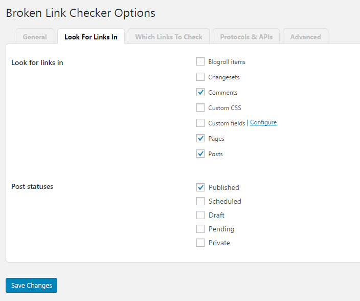 Broken Link Checker Links In