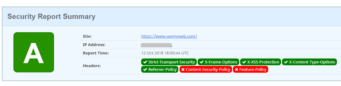 Security Headers Check